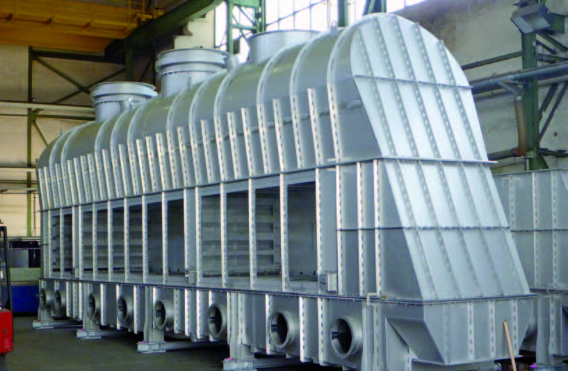 APT Fluidiserad bäddtork med integrerade värmeytor