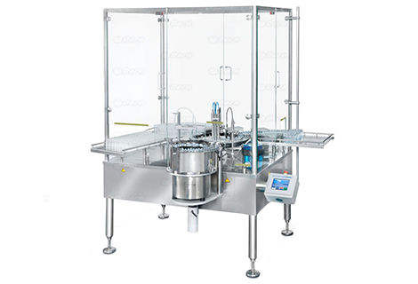 SX-210-Lyo– Kompakt monoblockmaskin för automatisk inmatning, fyllning och proppning av vialer