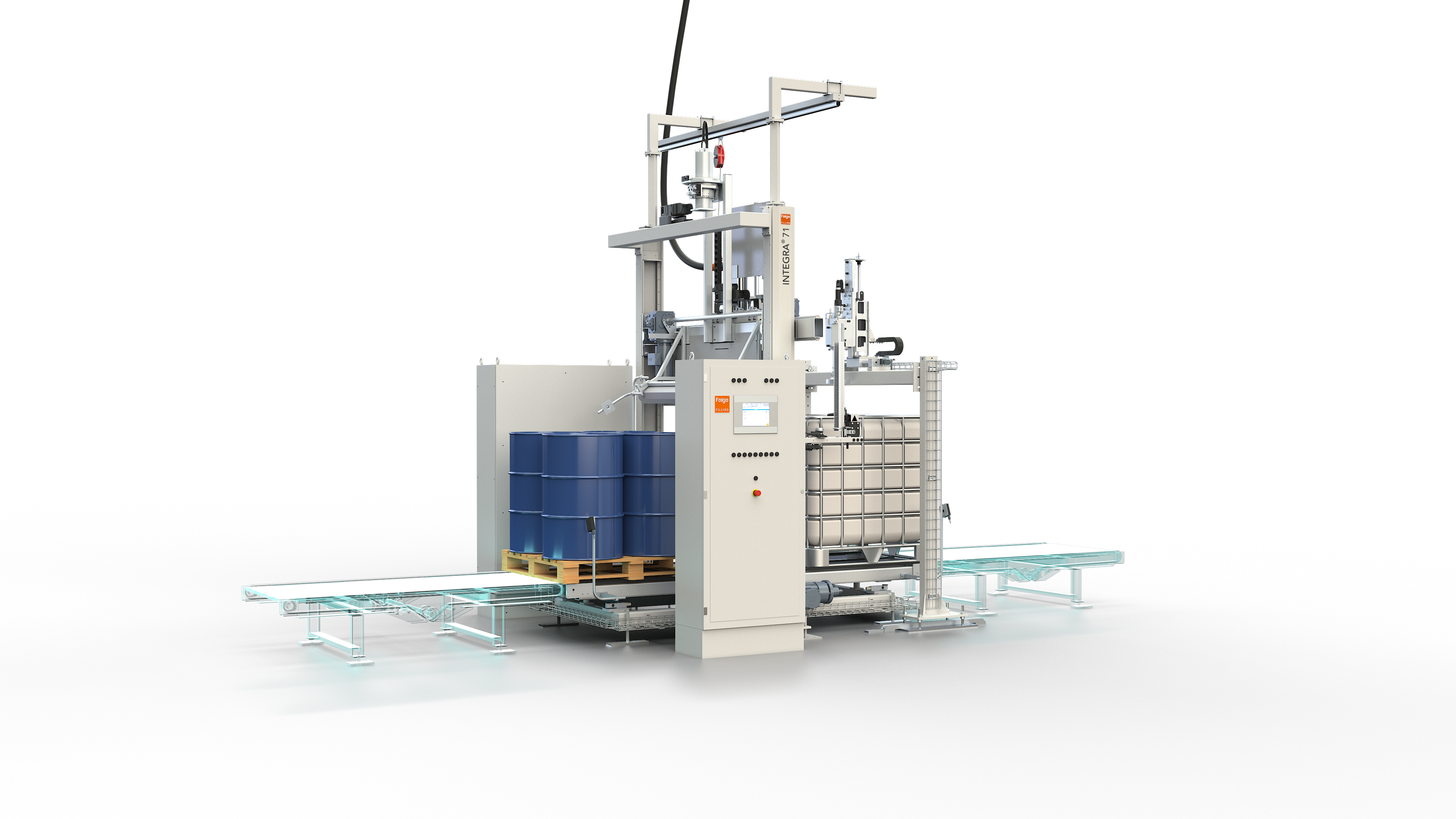 Pall- och IBC-fyllning, helautomatisk