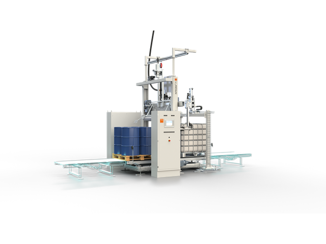Pall- och IBC-fyllning, helautomatisk
