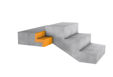 Sylomer/Sylodyn Betongtrappa