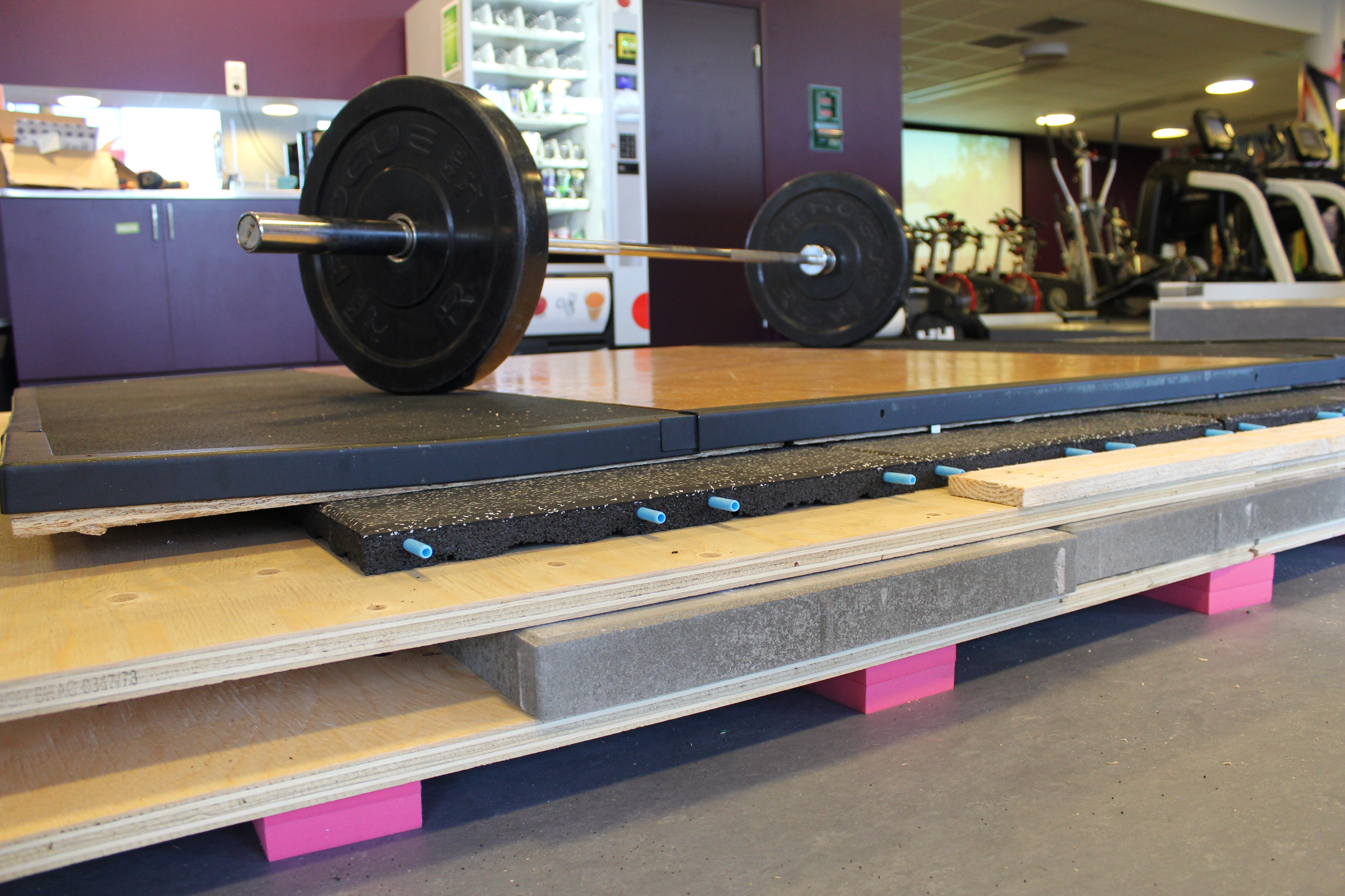 Sylomer Sylodyn Gymgolv