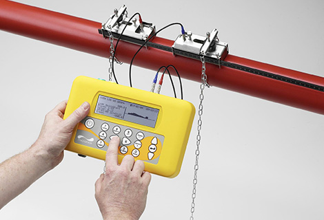 Portabel ultraljuds löptidsmätare Portaflow 330