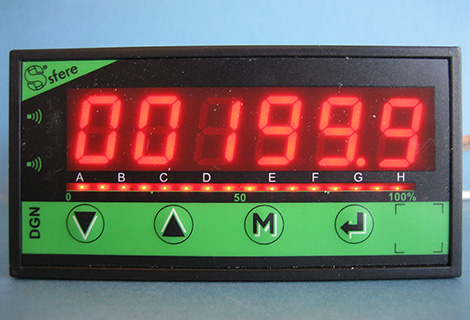 Programmerbar flödesindikator DGN 95 F